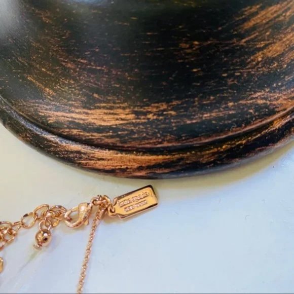 Kate Spade Rose Gold-Tone Pavé Heart Pendant Necklace - Picture 4 of 6